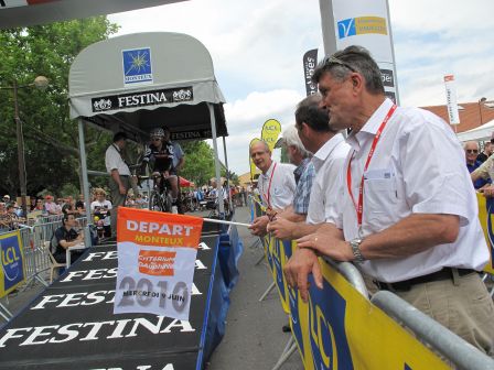 départ du critérium 2010, juin 2010 départ du critérium 2010