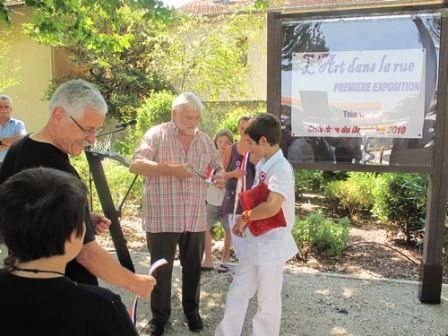 inauguration des panneaux d'exposition, juil. 2010 inauguration des panneaux d'exposition