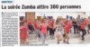 380 danseurs de zumba ont répondu à l’appel de la MJC afin de récolter des fonds pour la lutte contre le cancer