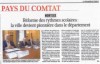 Article paru dans le Vaucluse Matin le 28 août 2013