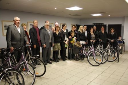 remise velo oresia 2010, déc. 2010 remise velo oresia 2010