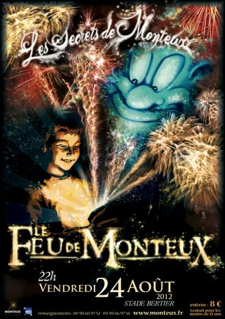 le feu de monteux 2012, juil. 2012 le feu de monteux 2012