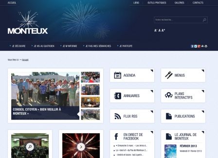 site internet : www.monteux.fr, fév. 2013 site internet : www.monteux.fr