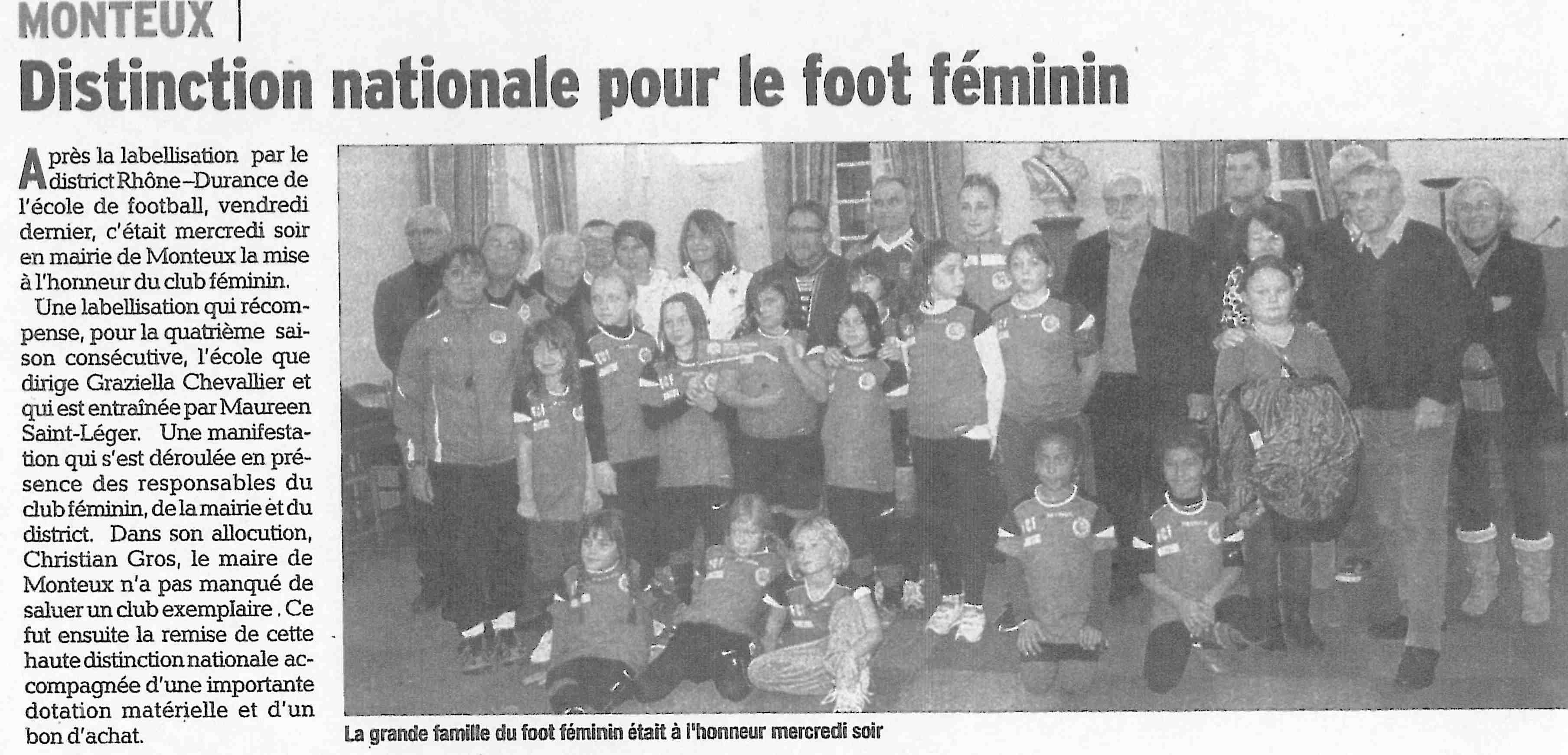 Article paru dans le Vaucluse Matin le 29 11 13, déc. 2013 Article paru dans le Vaucluse Matin le 29 11 13